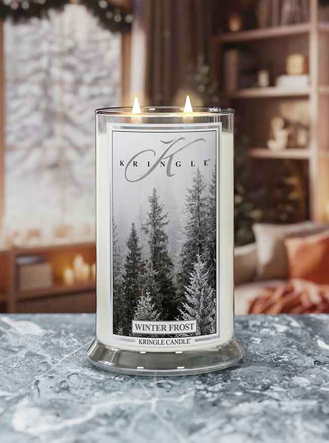 Winter Frost Scented Large 2-wick Candle Jar