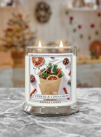 Cypress & Cinnamon Medium 2-Wick - Kringle Candle Company