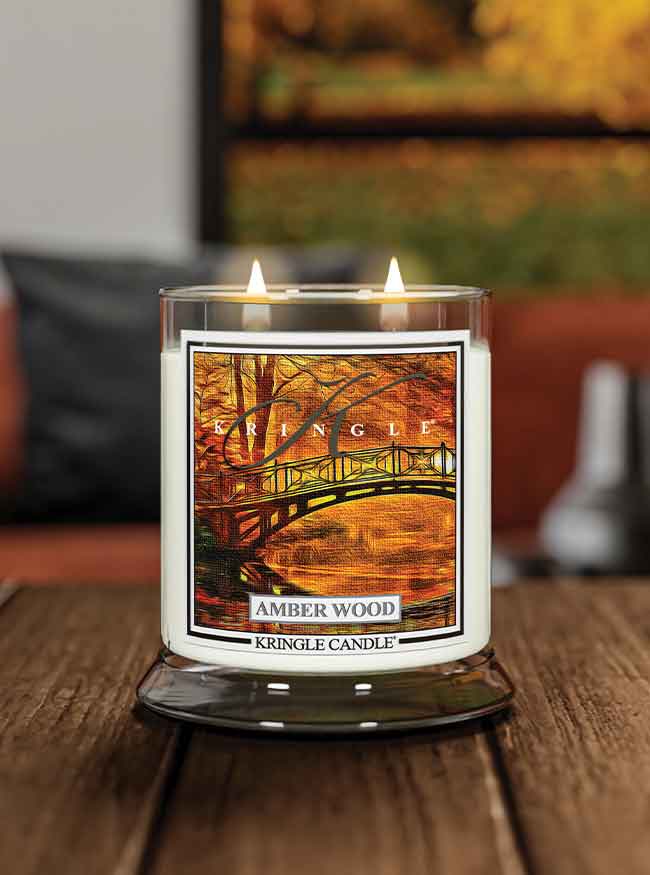 Amber Wood Medium 2-wick