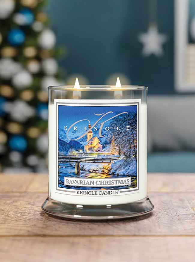 Bavarian Christmas  Medium 2-wick - Kringle Candle Company