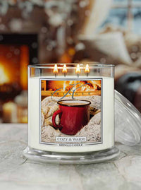 Cozy & Warm  | XL 4-wick