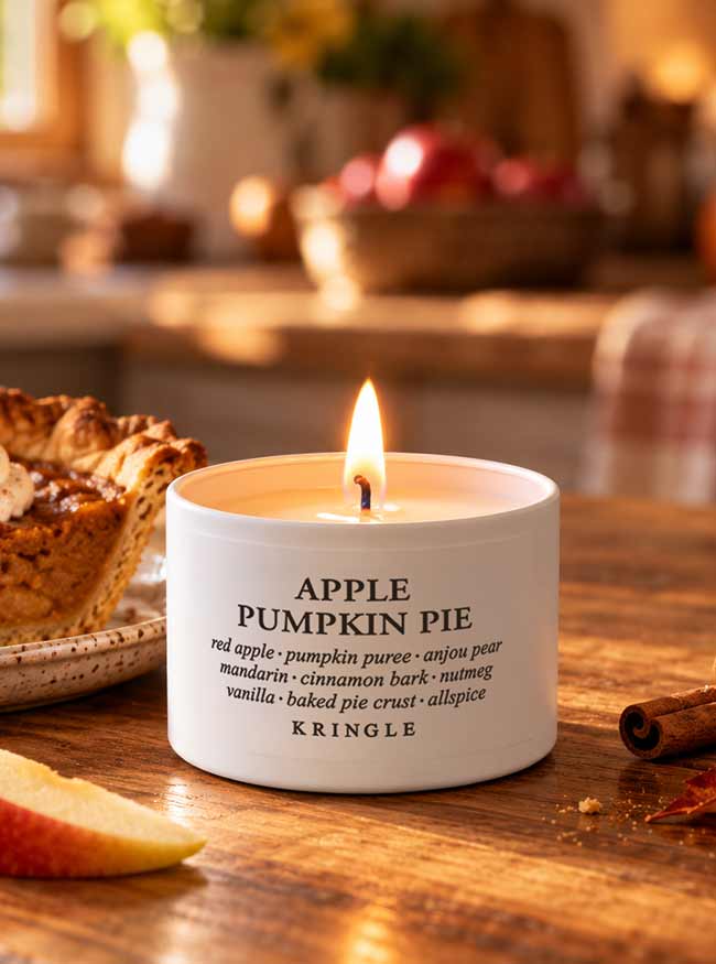 Apple Pumpkin Pie | 1-Wick Tin 3 oz