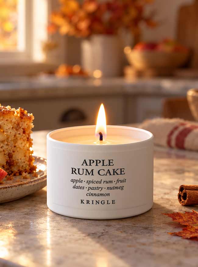 Apple Rum Cake | 1-Wick Tin 3 oz