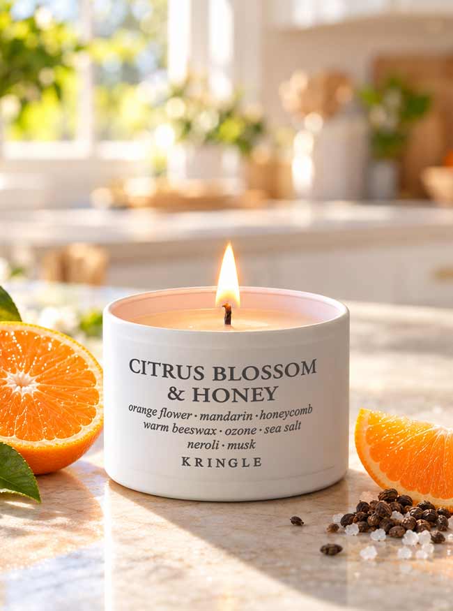 Citrus Blossom & Honey | 1-Wick Tin 3 oz