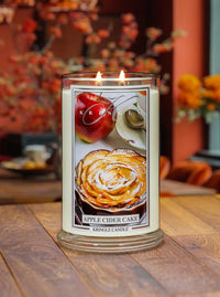 Apple Cider Cake Large 2-Wick