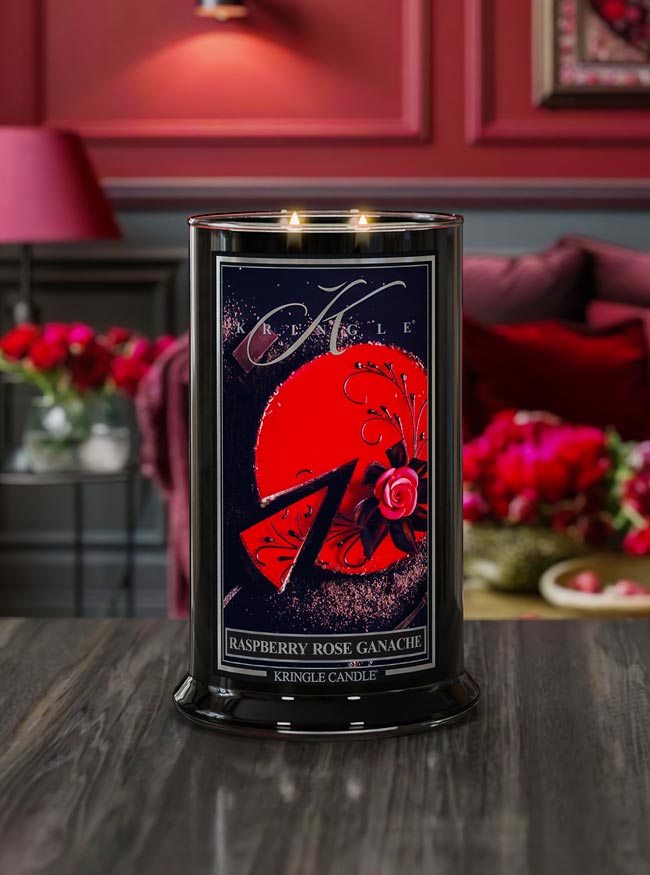 Raspberry Rose Ganache | Large 2-wick