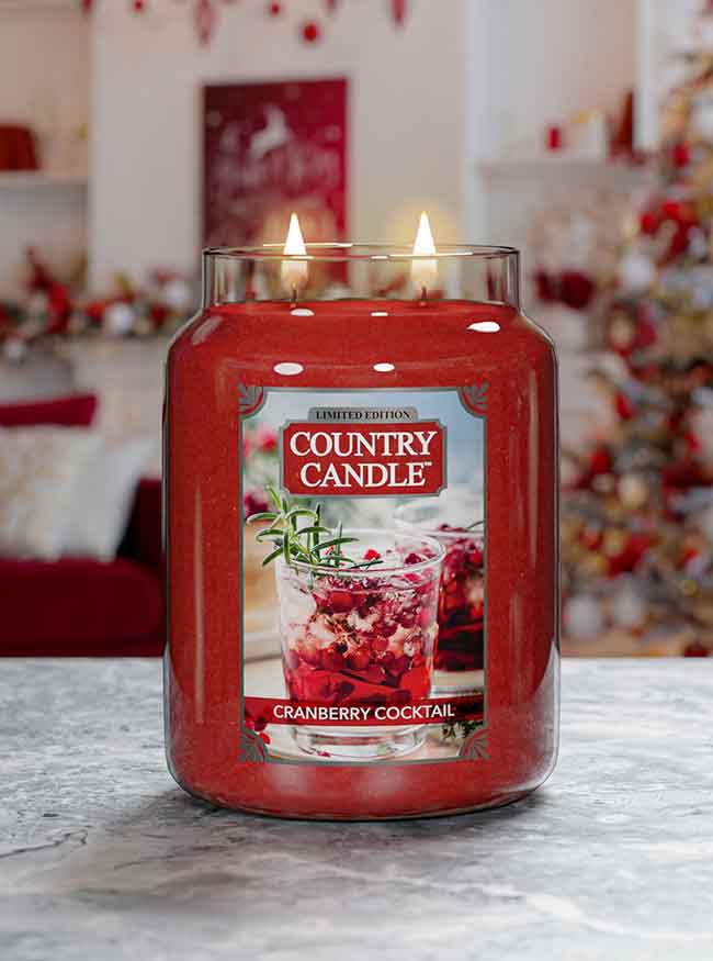 Cranberry Cocktail Large 2-wick