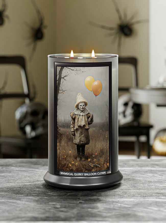 Whimsical Quirky Balloon Clown Large 2-Wick - Kringle Candle Company