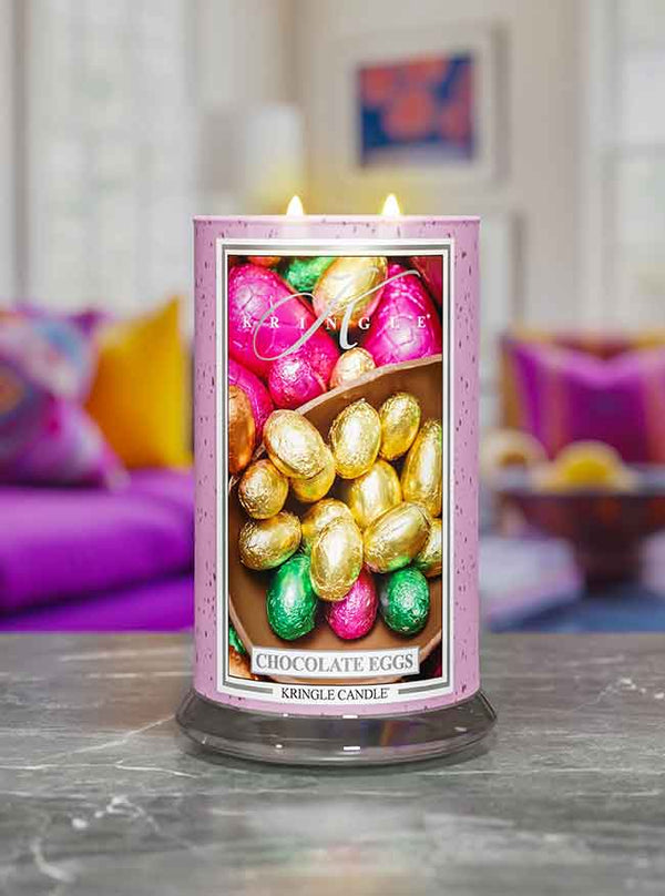 Chocolate Eggs Large 2-Wick