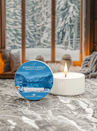 Tranquil Winter cented DayLight Candle