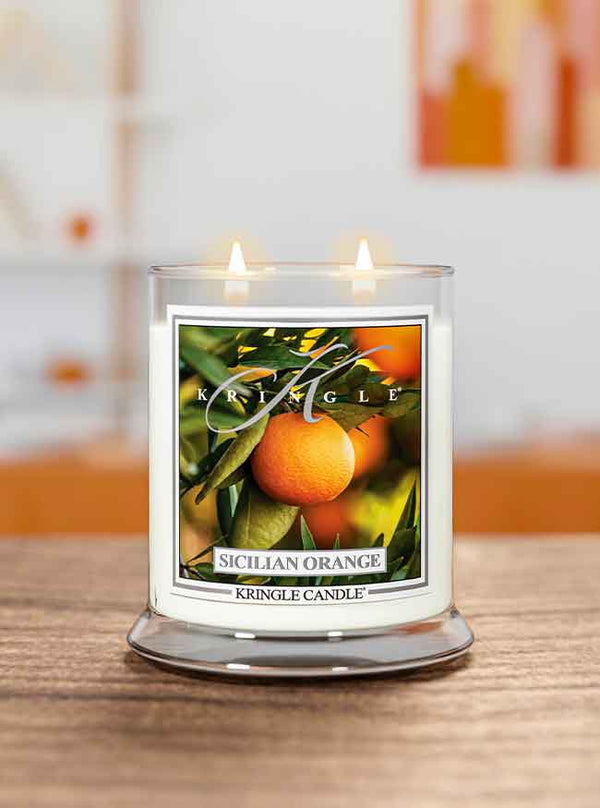 Sicilian Orange Medium 2-wick - Kringle Candle Company