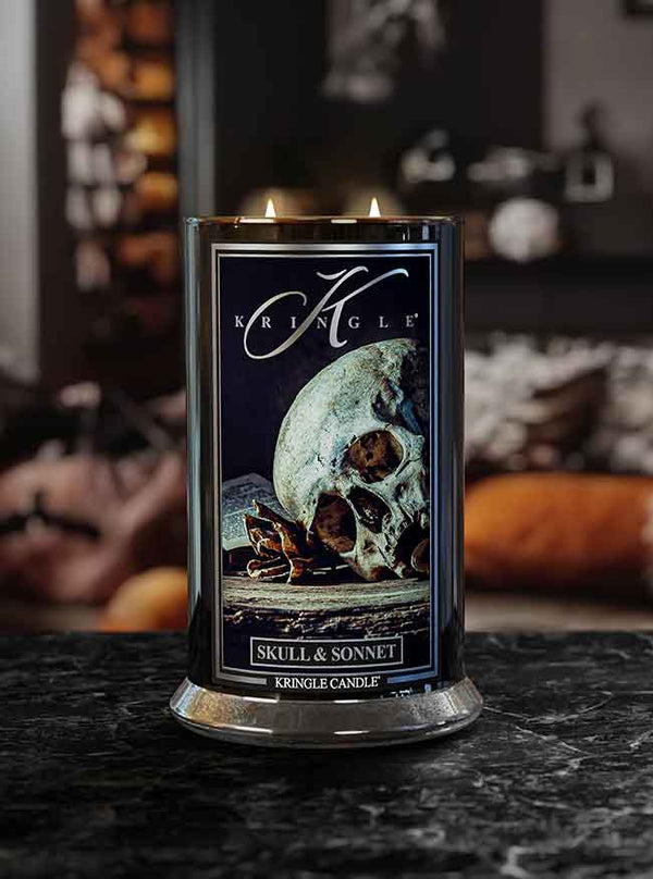 Skull & Sonnet Large 2-Wick