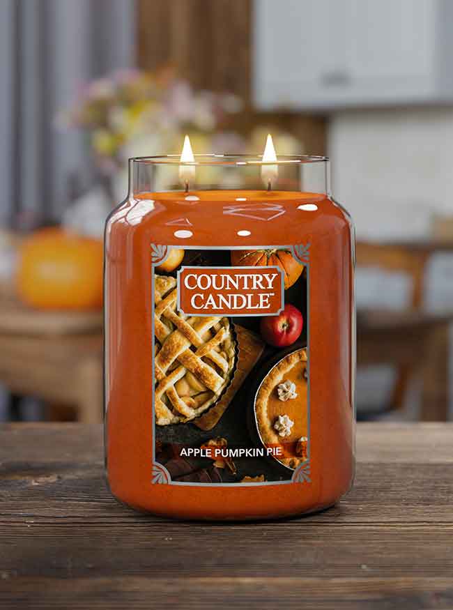 Apple Pumpkin Pie Large 2-wick - Kringle Candle Company