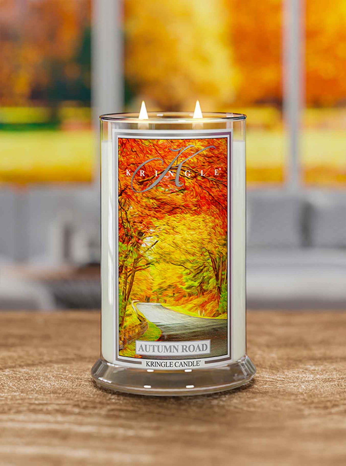 Autumn Road  Large 2-wick