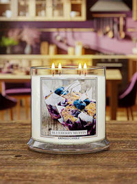 Blueberry Muffin Scented 4-wick Candle - Kringle Candle Store