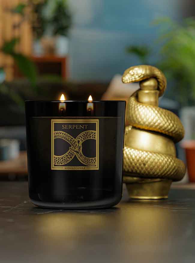 Serpent Scented 2-wick candle from Kringle Noir Collection - Kringle Candle Store