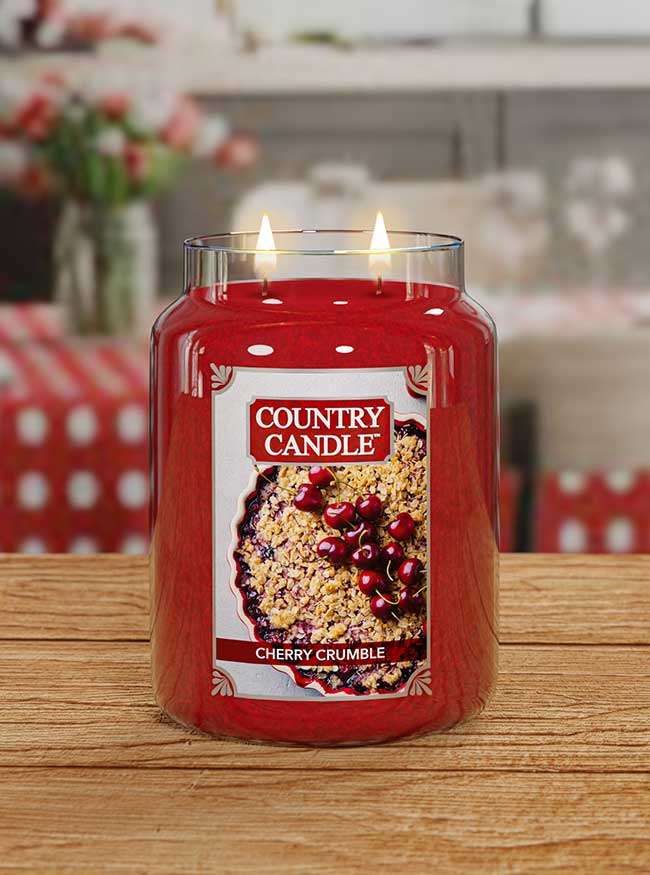 Cherry Crumble Large 2-wick - Kringle Candle Company