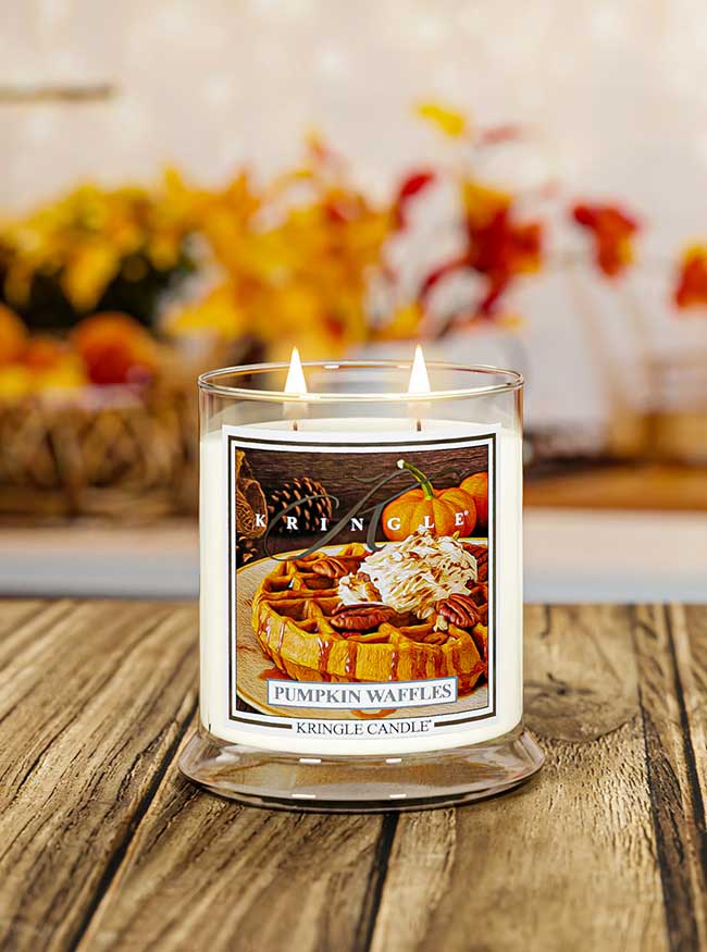 Pumpkin Waffles Medium 2-wick - Kringle Candle Company