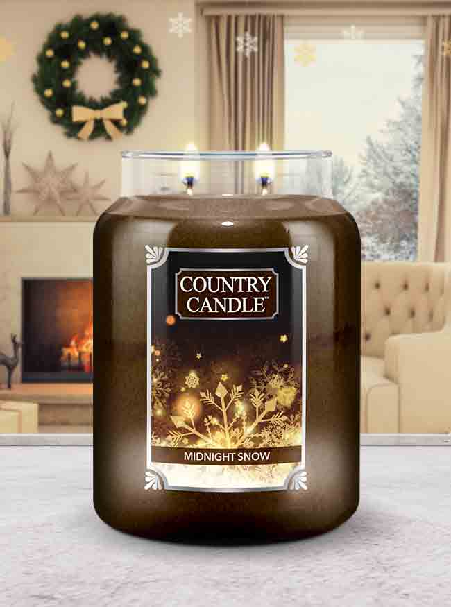 Midnight Snow Large 2-wick - Kringle Candle Company