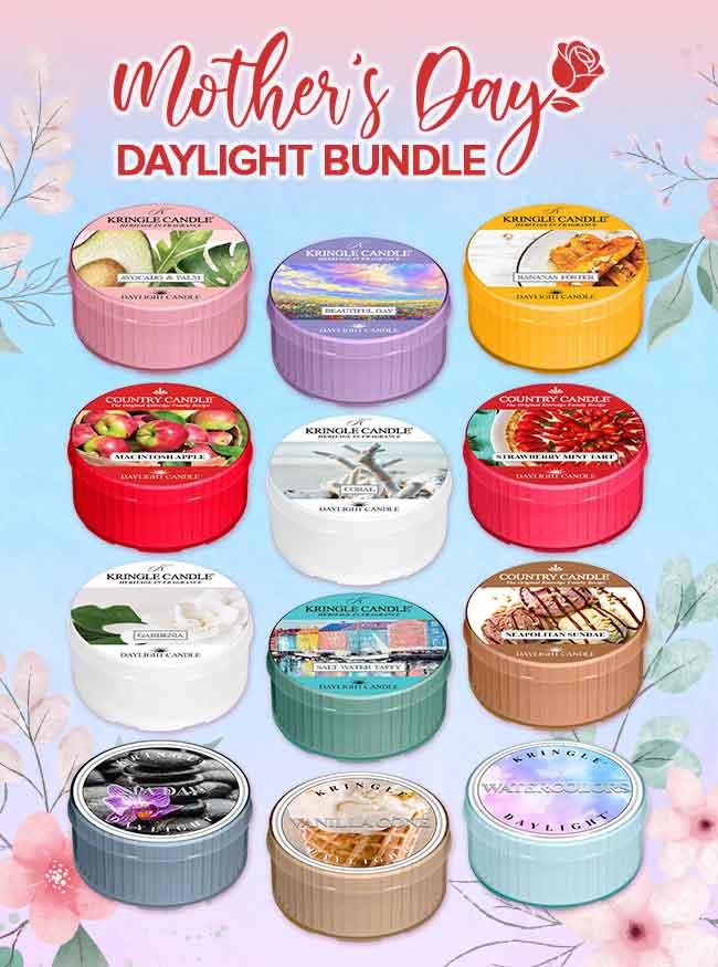 Mother's Day DayLight Candle Bundle with 12 DayLights for half-off regular price
