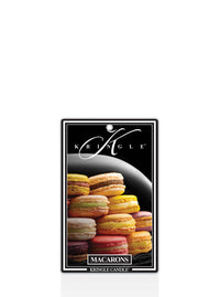 Kringle Candle macaron scented air freshener on a white background
