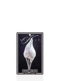 Kringle Candle Sweet Cream air freshener on a white background