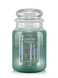 White Birch & Rain Large 2-wick - Kringle Candle Company