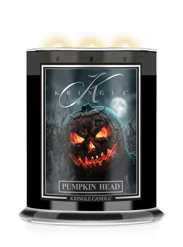 Pumpkin Head  | Large 3-wick
