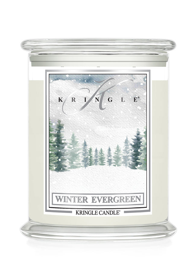 Winter Evergreen Large 3-wick