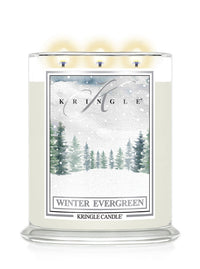 Winter Evergreen Large 3-wick