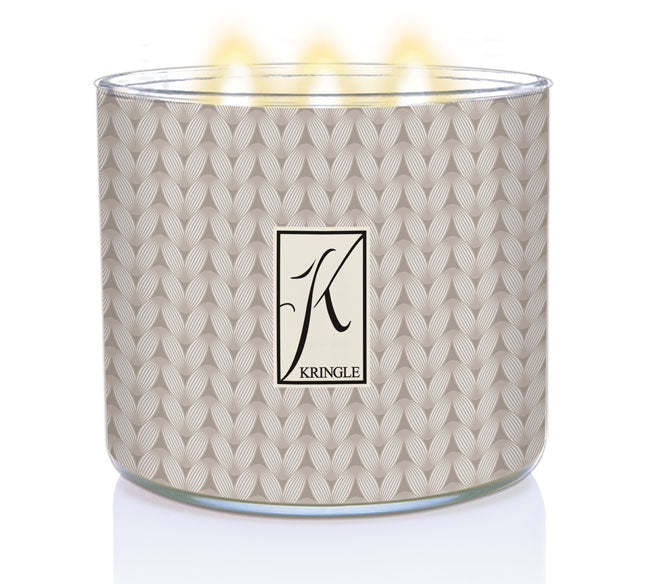 Knit Sweaters Scented lit 3-wick Candle - Kringle Candle