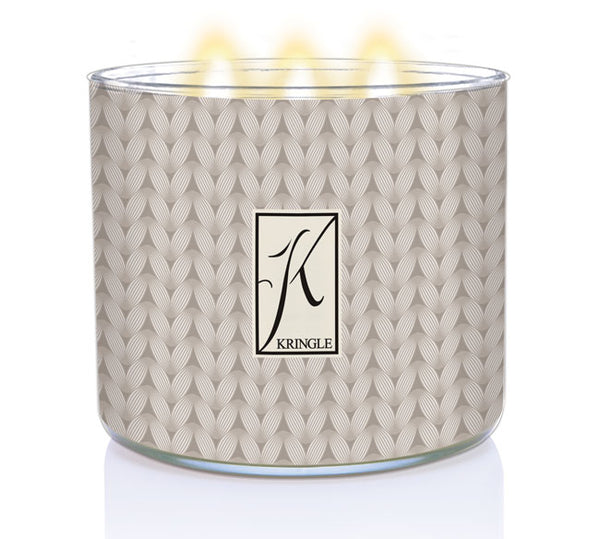 Knit Sweaters Scented lit 3-wick Candle - Kringle Candle