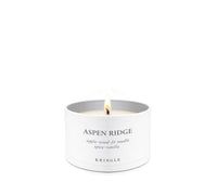 Kringle Candle labeled 'Aspen Ridge' on a white background