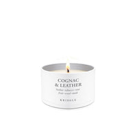 Cognac & Leather | Single-Wick Tin (3.3oz)
