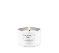 Eucalyptus Mint Mini Candle Tin by Kringle Candle on a white background