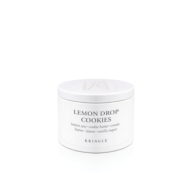 Lemon Drop Cookies | Single-Wick Tin (3.3oz)