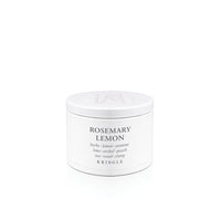 Kringle Candle tin labeled 'Rosemary Lemon' on a white background