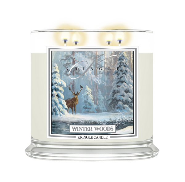 Winter Woods Scented Extra Large 4-wick Candle - Kringle Candle Store