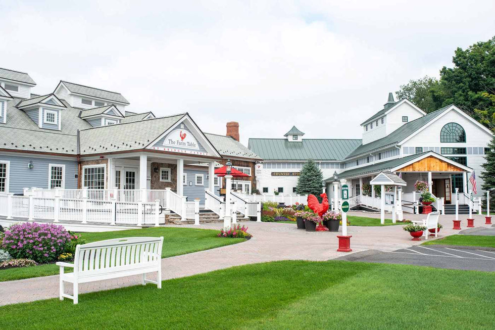 Exterior photo of The Farm Table Restaurant and the Barn at The Farm Table event space