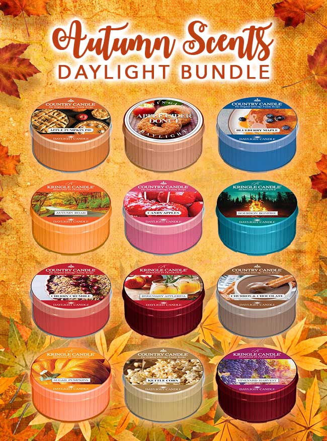 Fall DayLight Candle Bundle (Reg. $48 ~ Online Only/Not offered in-store)
