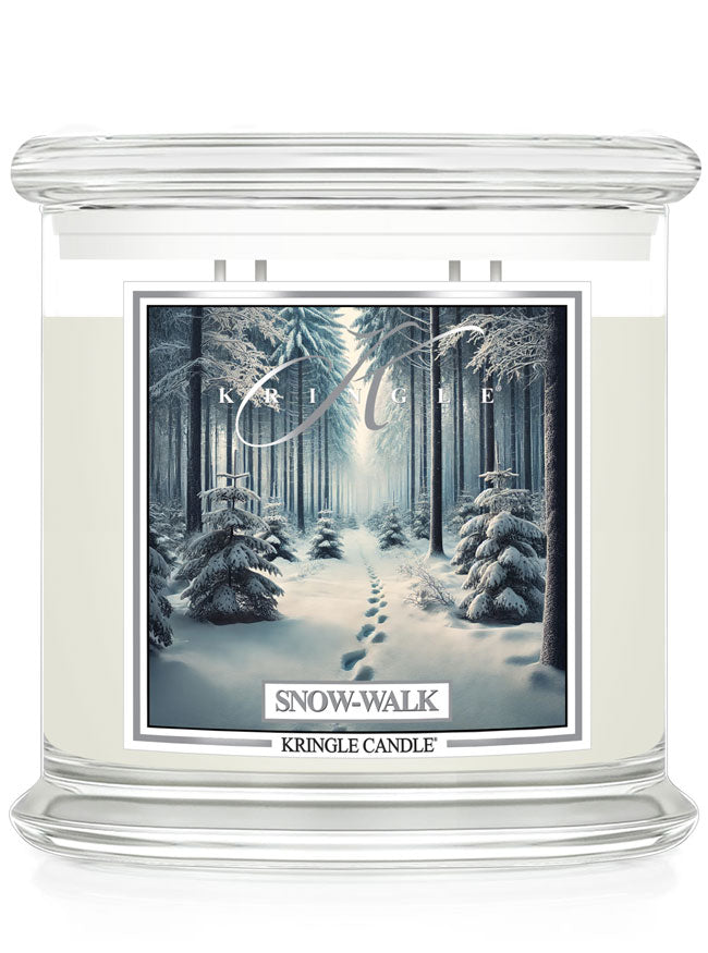 Kringle Candle 4-wick in clear glass with 