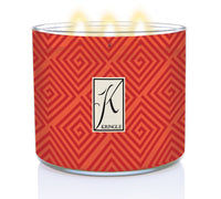 Bourbon Apple & Oud 3-Wick Candle - Kringle Candle Company