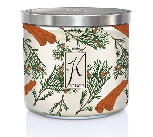 Cypress & Cinnamon 3-Wick Candle - Kringle Candle Company