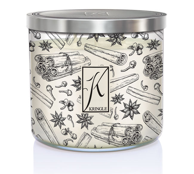 Frosted Spice 3-Wick Candle - Kringle Candle Company