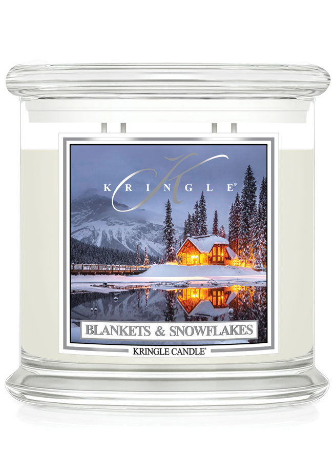 Blankets & Snowflakes scented 4-wick candle