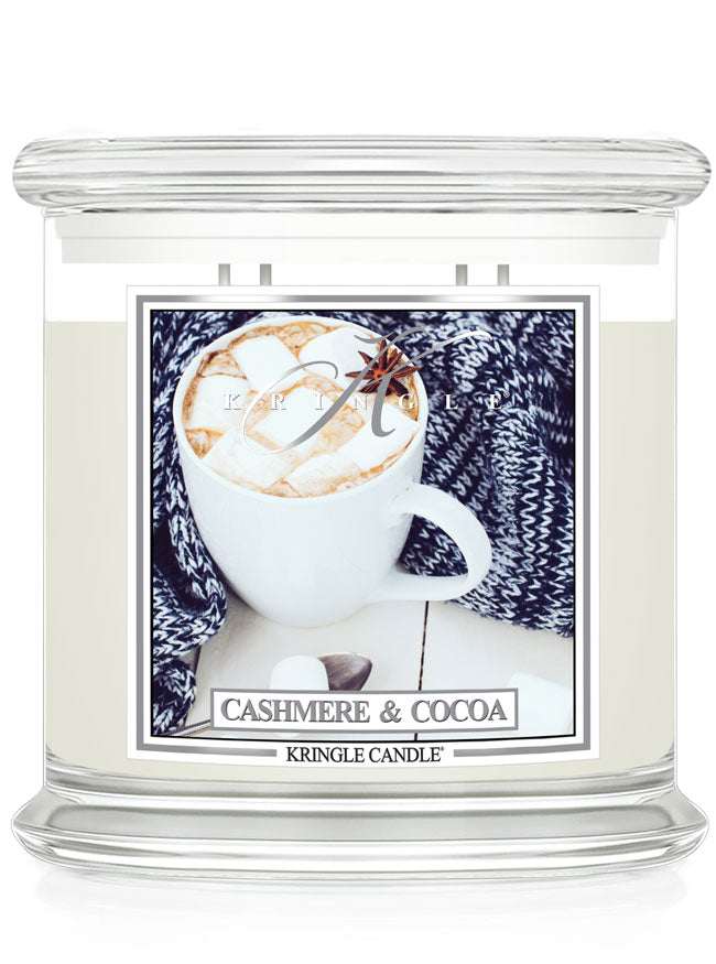 Cashmere & Cocoa Scented Extra Large 4-wick Candle - Kringle Candle Company