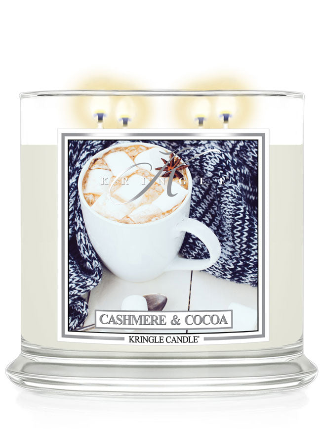 Cashmere & Cocoa | XL 4-wick Jar (32oz) | Kringle Candle
