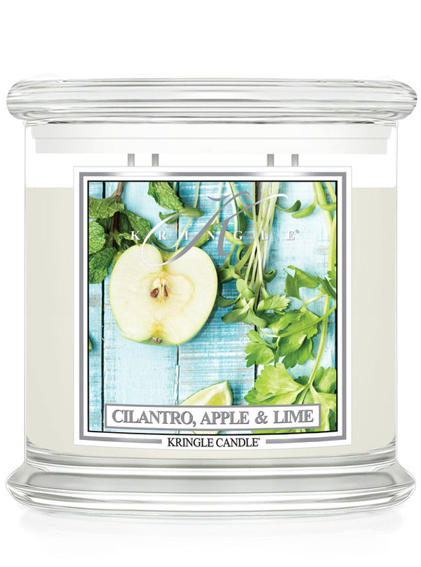 Cilantro, Apple & Lime design 4-wick candle  by Kringle Candle