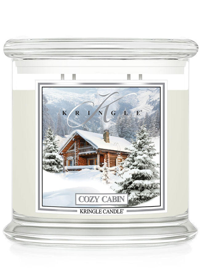 Cozy Cabin Scented 4-wick Candle Jar