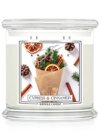 Cypress & Cinnamon Scented Extra Large 4-wick candle - Kringle Candle Company